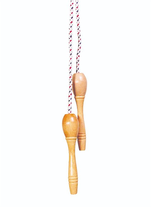 Sjippetov i træ - 230 cm.