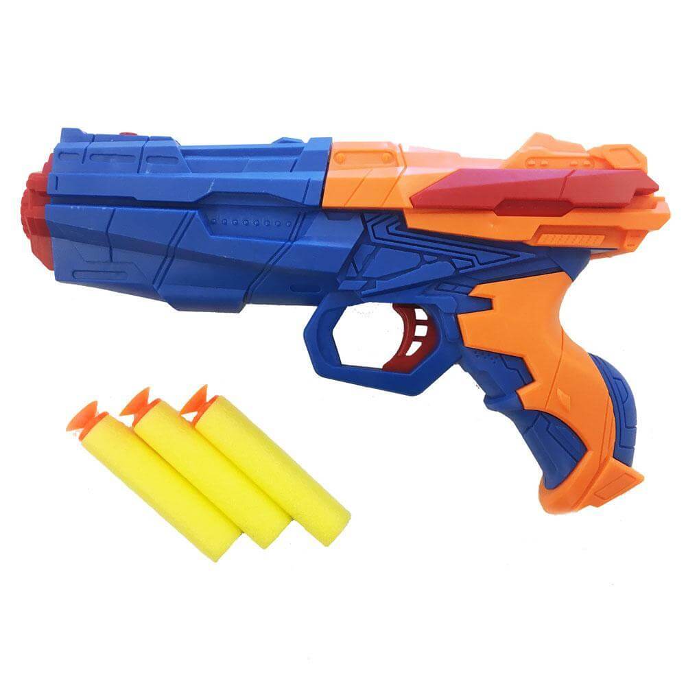 Soft-Bullet Gun med 3 pile