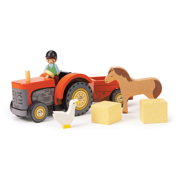 Traktor med anhænger