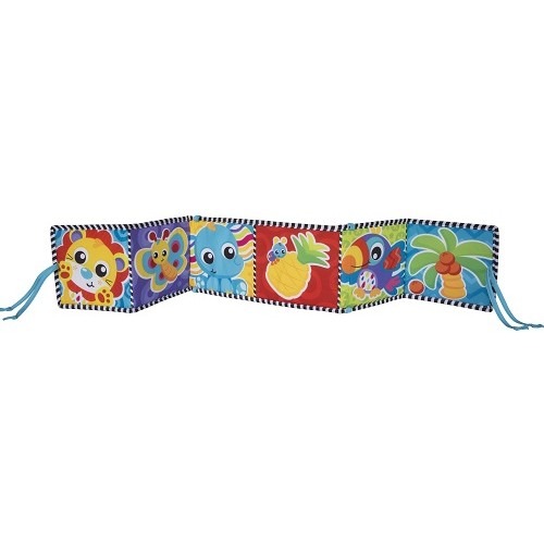 Tummy Time vendbar bog m/spejl