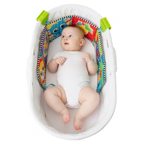 Tummy Time vendbar bog m/spejl