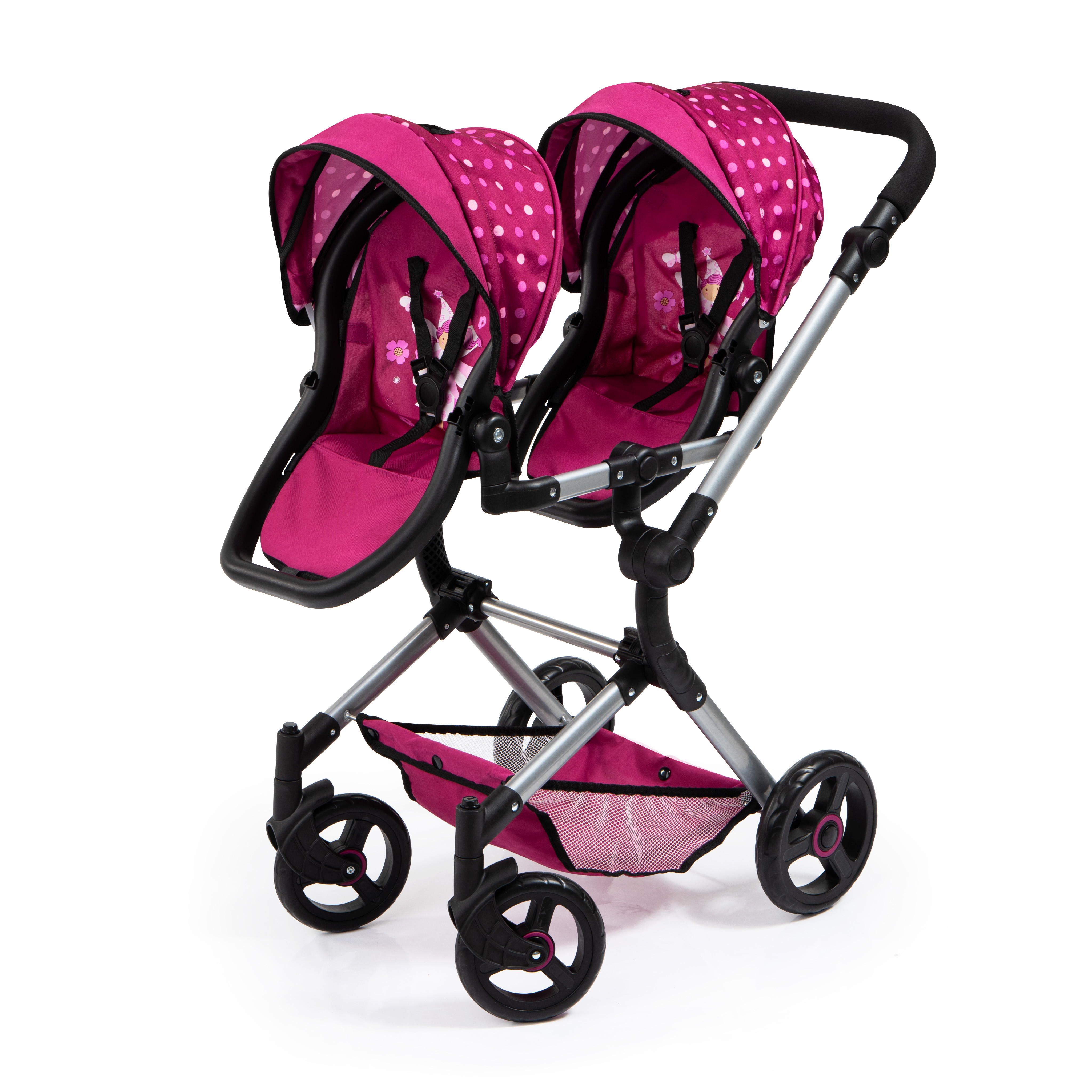 Tvillinge Klapvogn - Neo - Pink
