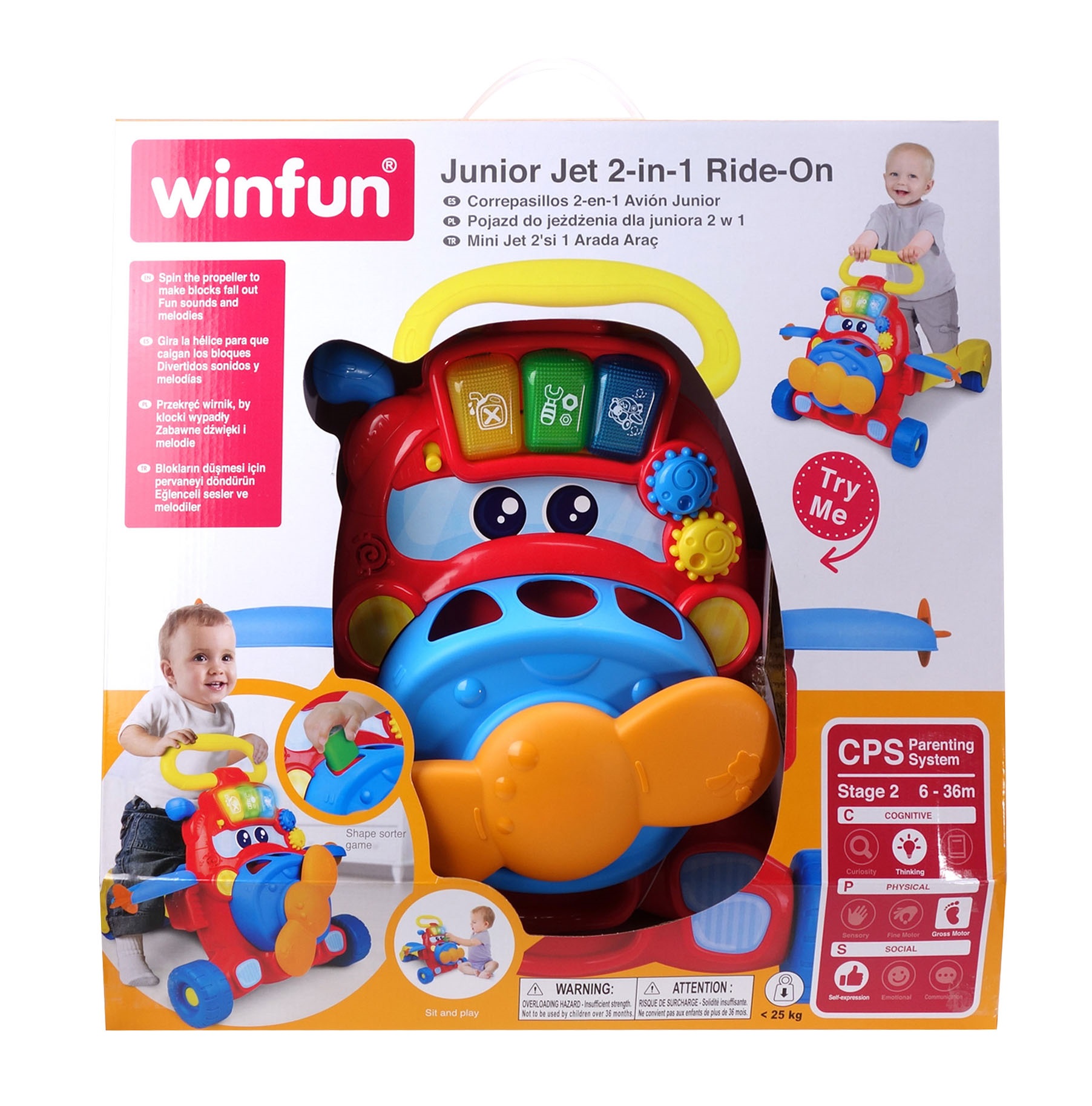 Winfun - Junior Jet 2-in-1 Ride-On (000875)