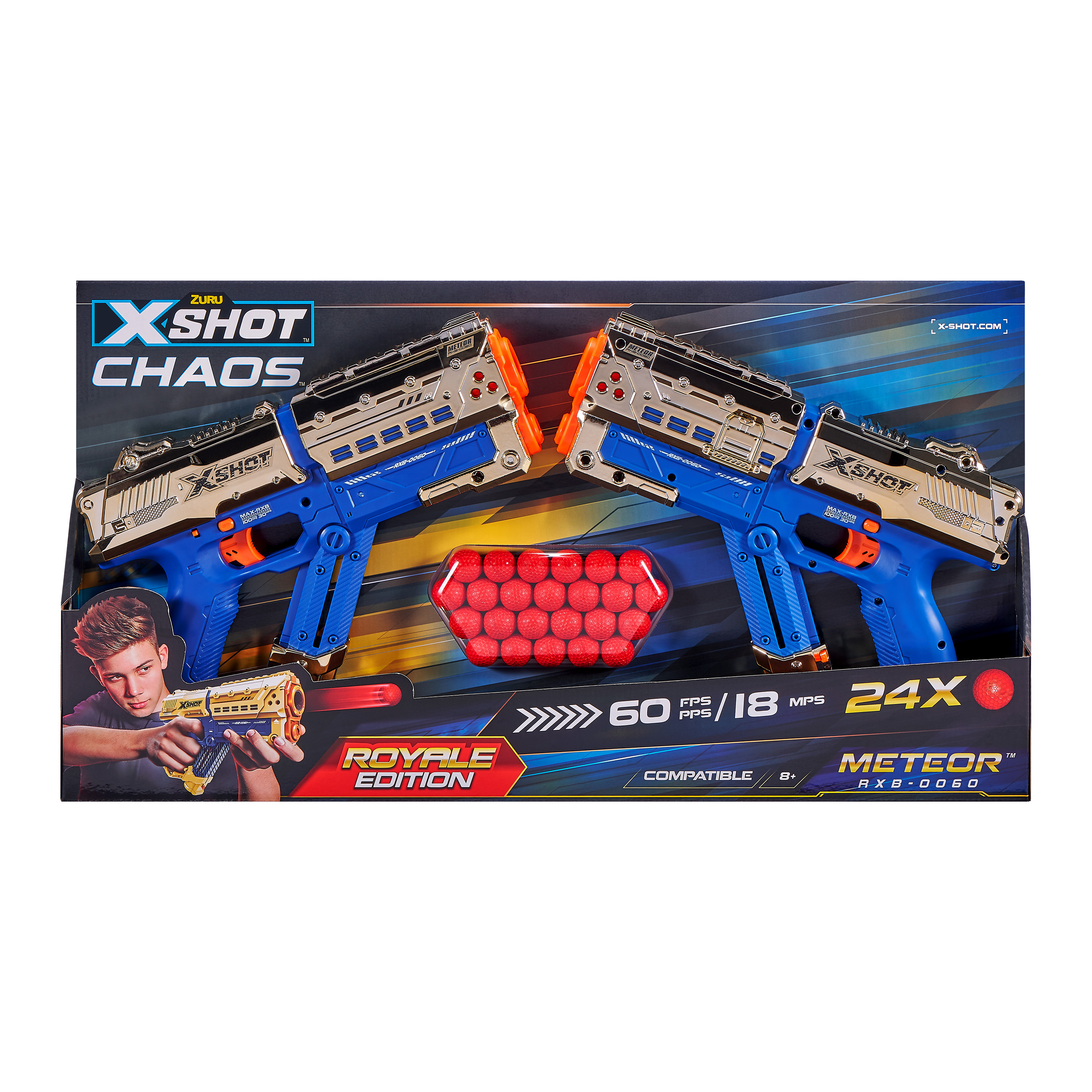 X-Shot - Chaos - Golden Meteor 2-Pakke