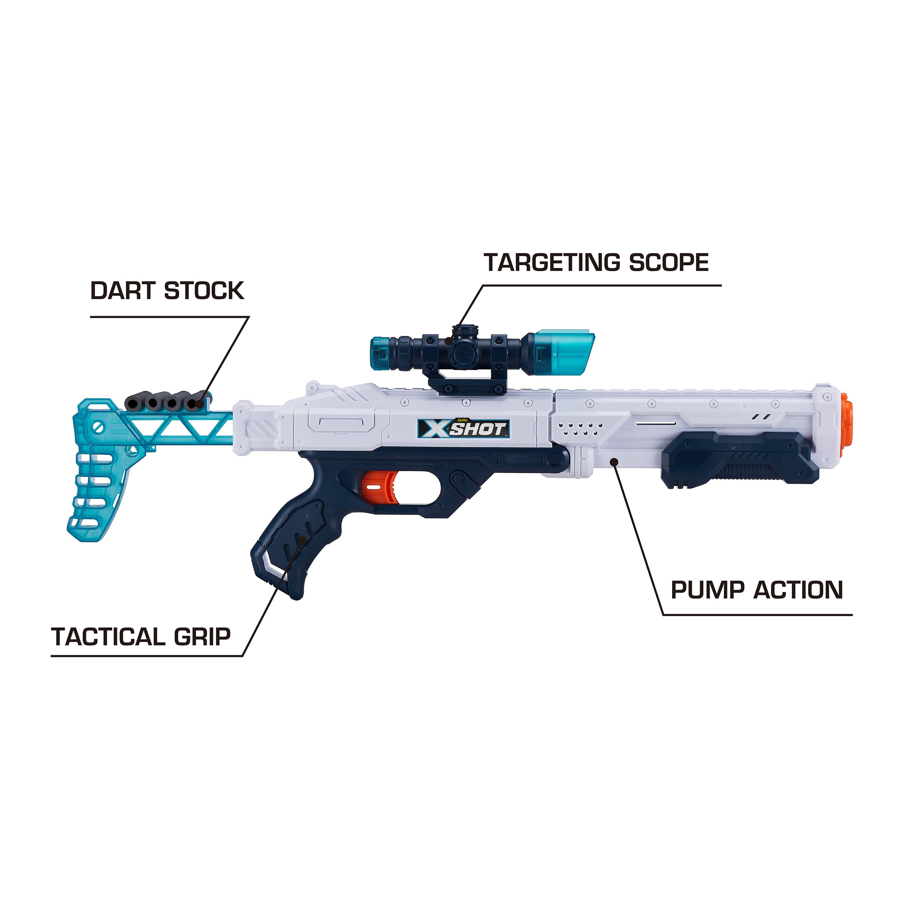 X-Shot - Excel - Combo 2 Hawk Eye & 2 Micro Blasters