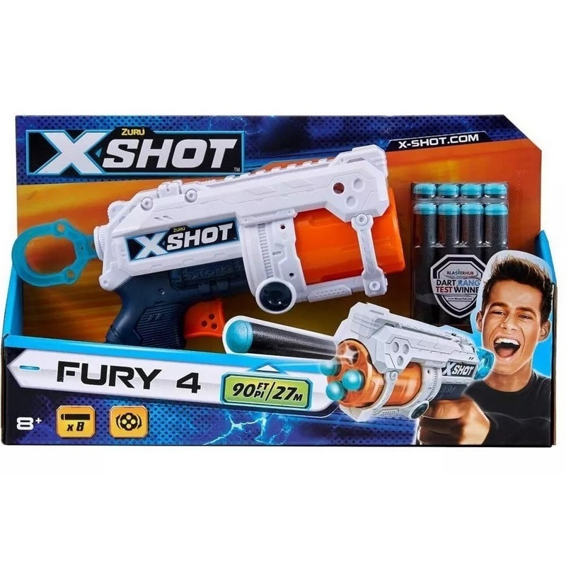 X-SHOT - Excel - Fury 4 med 16 Darts