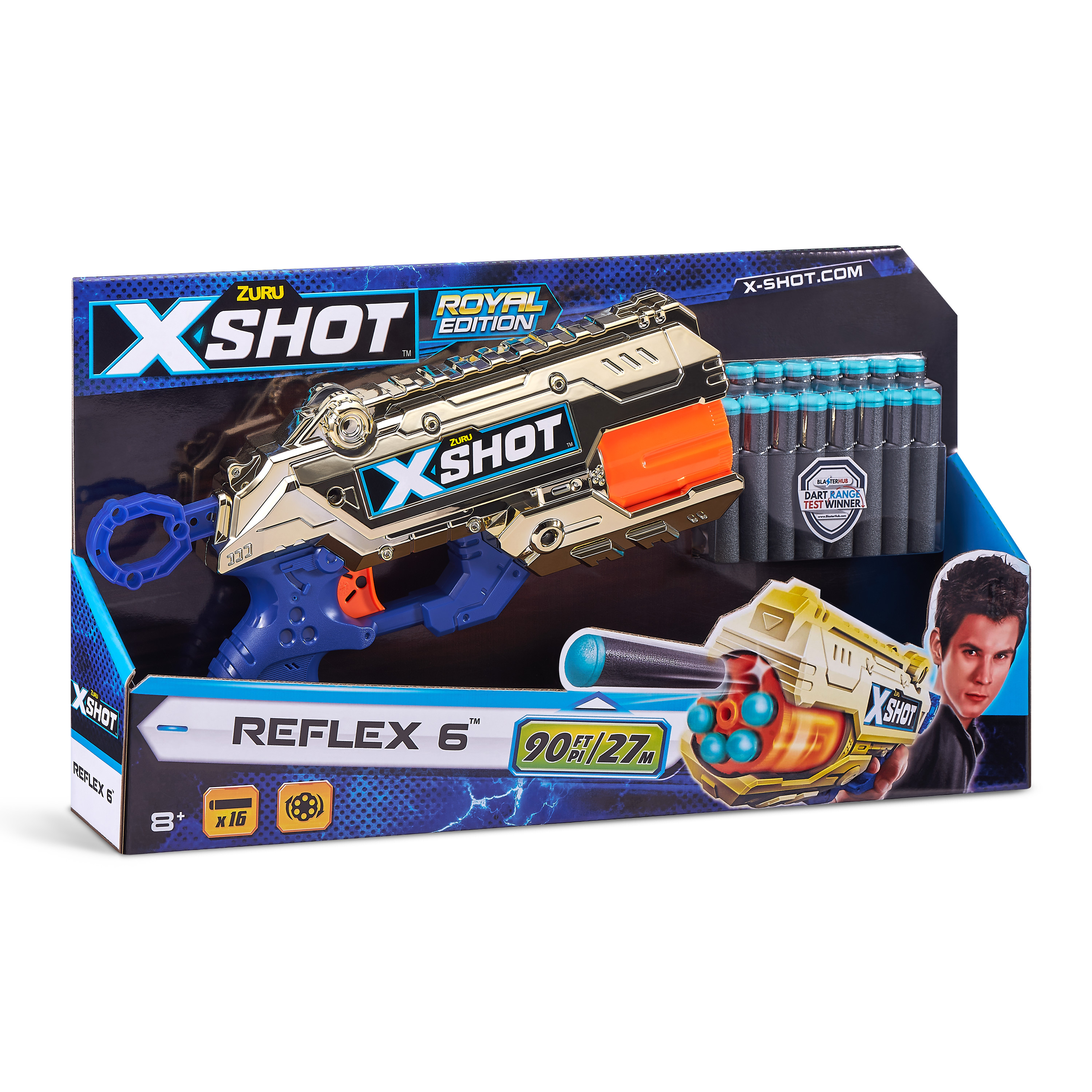 X-SHOT - Gold Reflex 6