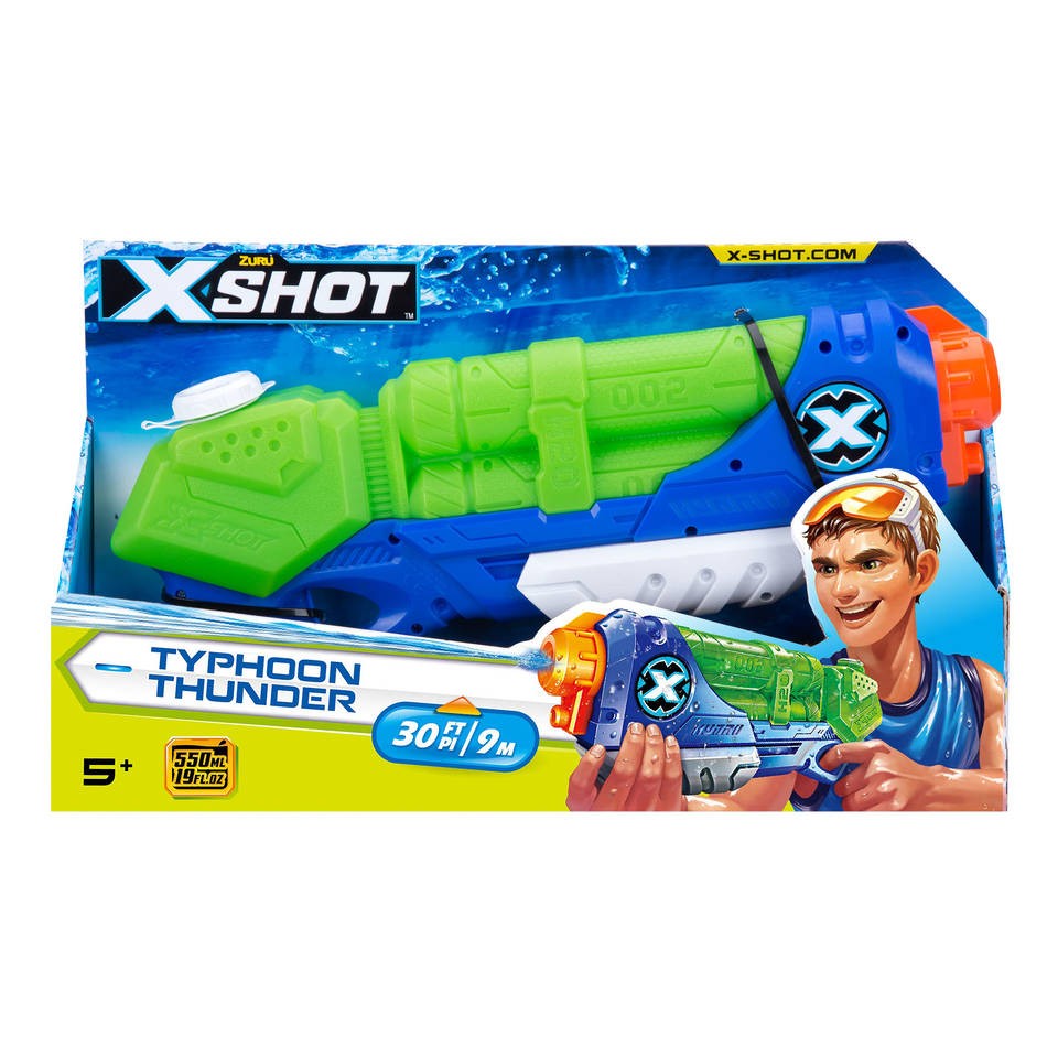 X-SHOT - Water Warfare - Vandpistol - Medium Typhoon Thunder