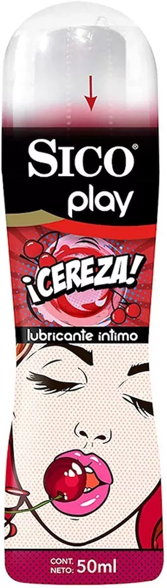 Imagen del producto Sico® Play Lubricante Íntimo Sabor Cereza - 50 ml en color CEREZA