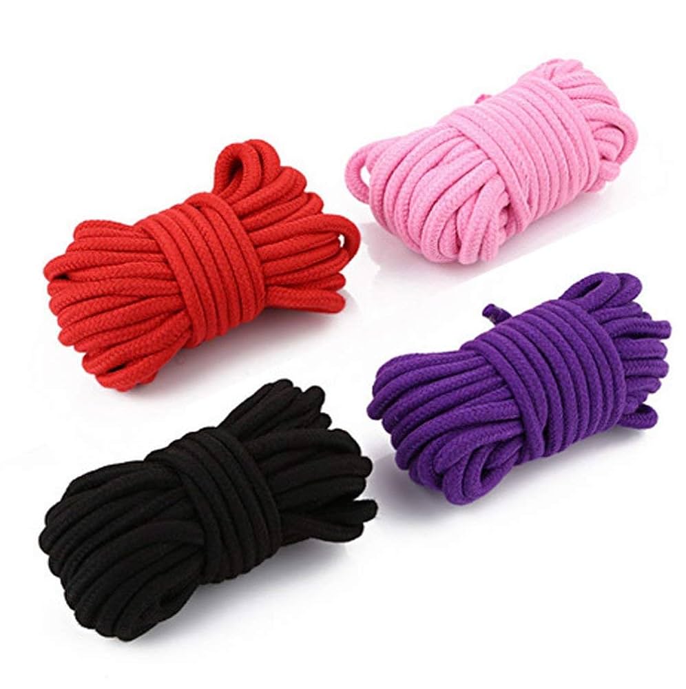 Imagen del producto Cuerda Shibari Bondage Algodón 5m Suave Resistente BDSM en color Colores