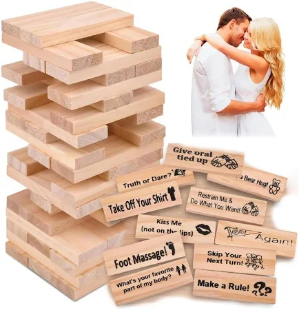 Imagen del producto Jenga Sex Tower Juego de Mesa Erótico Parejas Diversión en color jenga