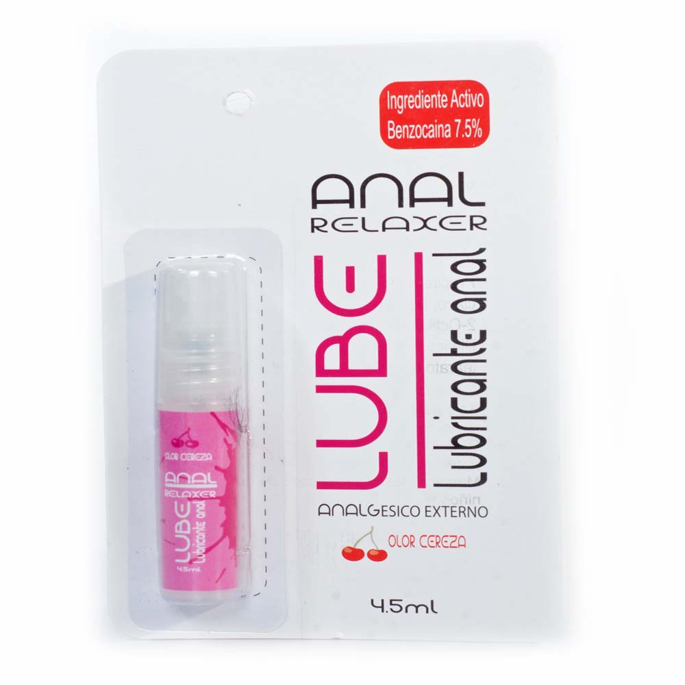 Anal Relaxer Lube 4.5ml Lubricante con Benzocaína Desensibilizante