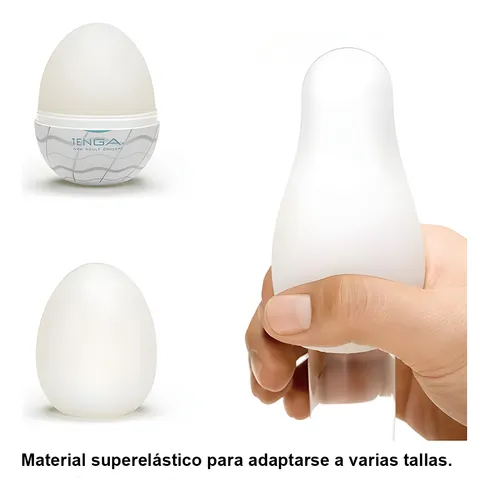 Imagen del producto Huevo Masturbador Ultra Elástico  en color HUEVO