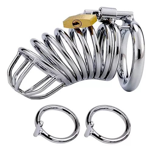 Jaula de Castidad Masculina con Anillo de Bondage