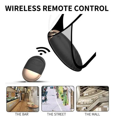 "2 Imagen del producto Vibrador Bala Clítoris Inalámbrico con Control Remoto Recargable en color Negr0 "
