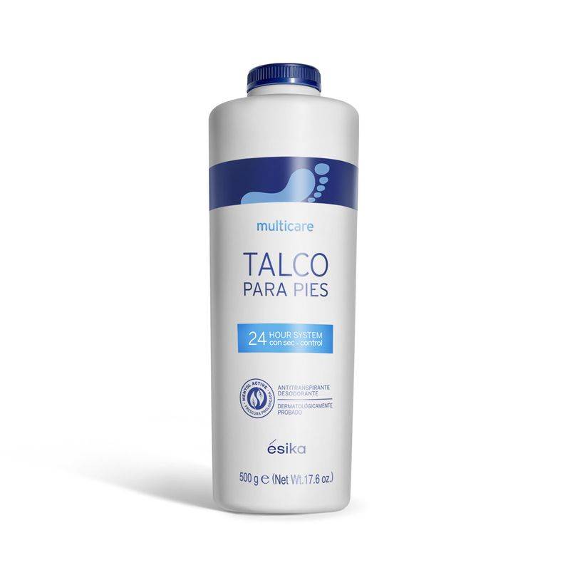 Talco para pies multicare