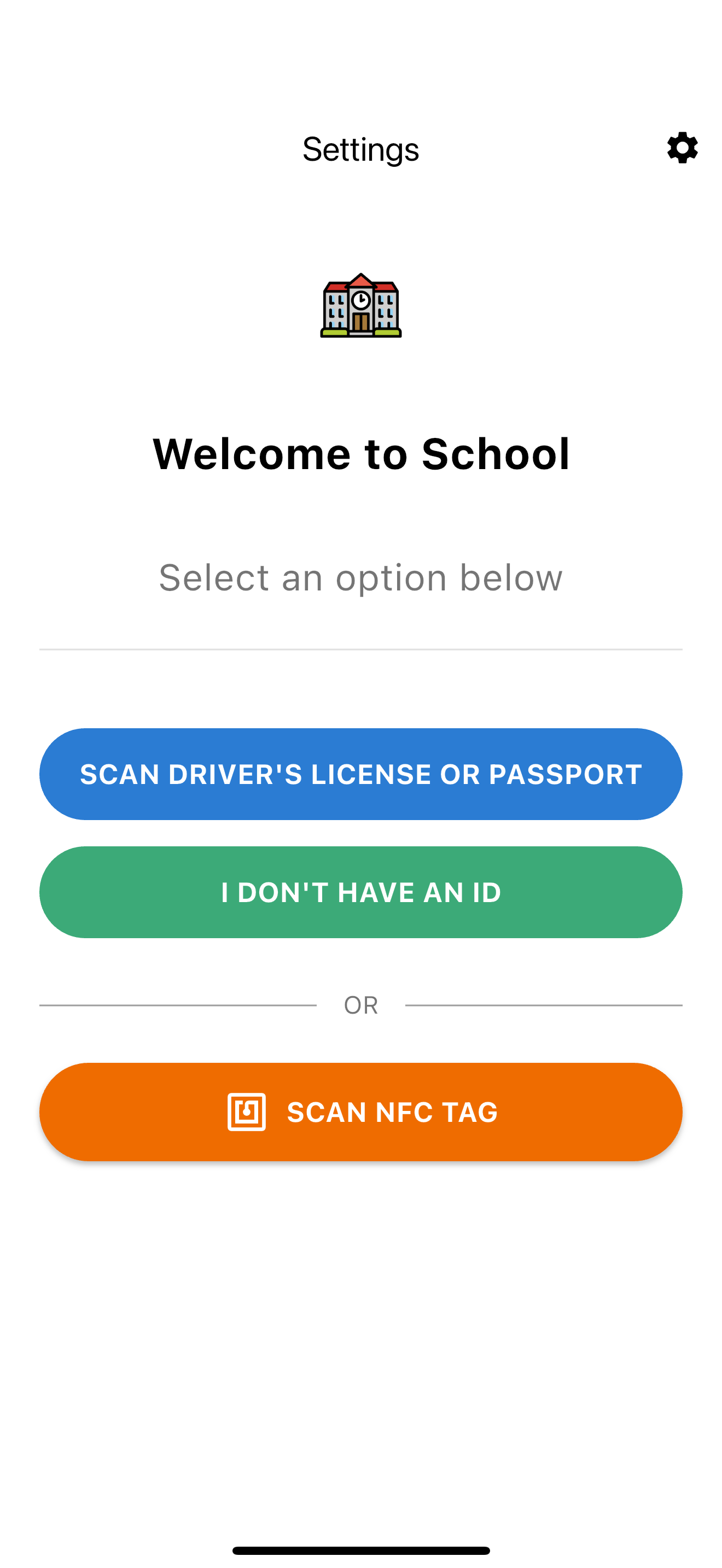 School Scanner App