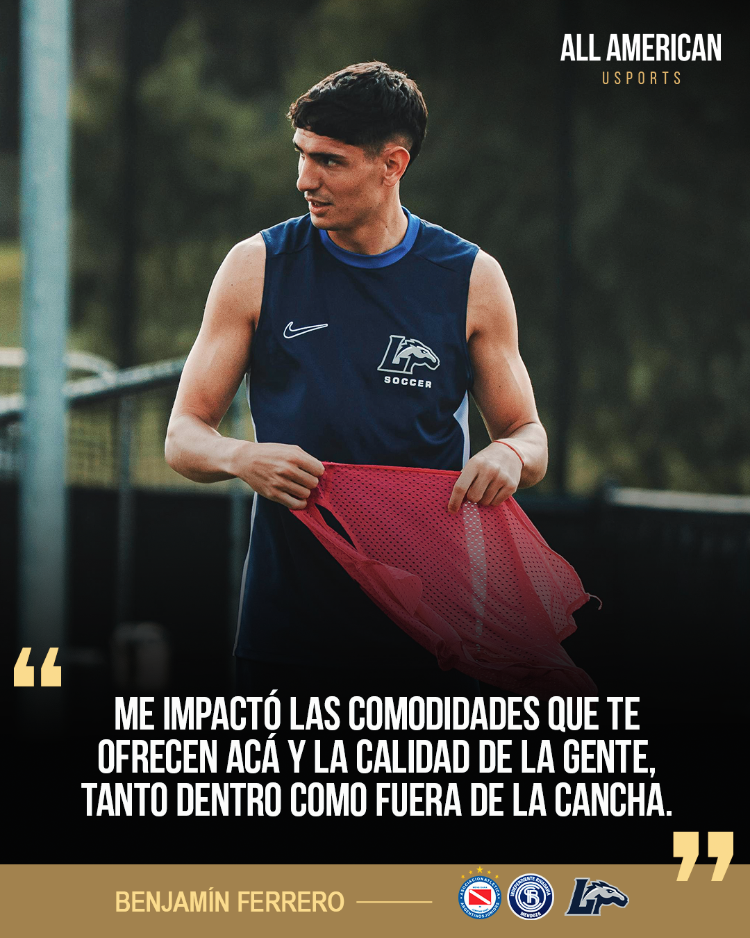 Testimonio de un jugador de All American Usports