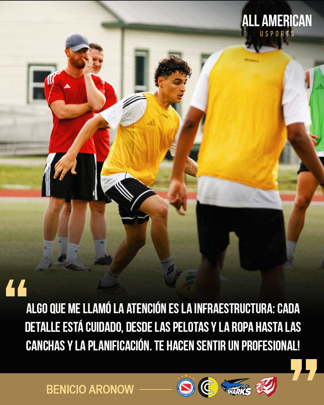 Testimonio de un jugador de All American Usports