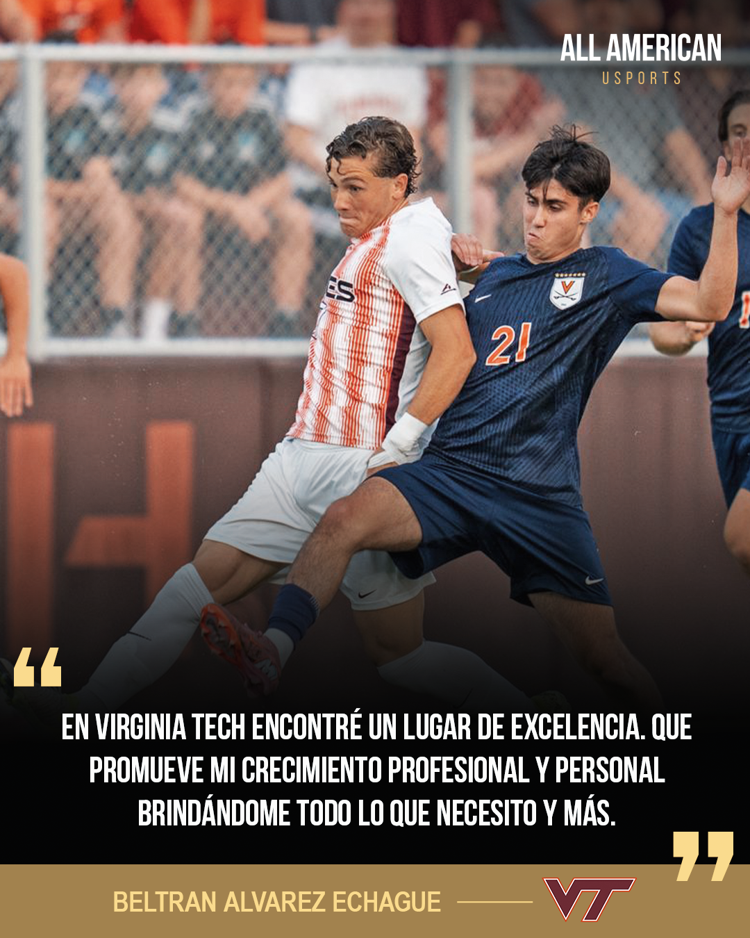 Testimonio de un jugador de All American Usports