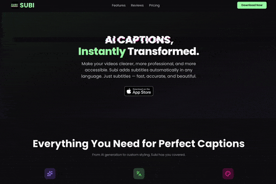 Animated preview of Subi