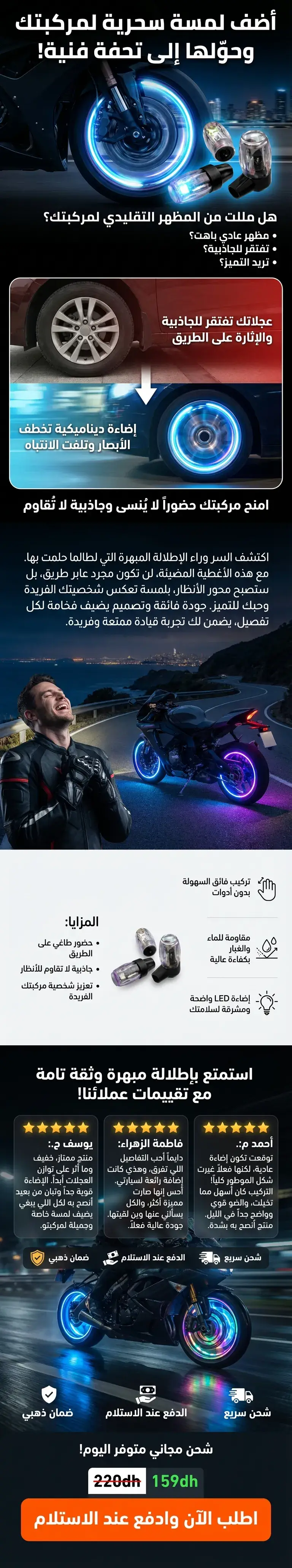 صفحات هبوط للإلكترونيات والإكسسوارات بالذكاء الاصطناعي