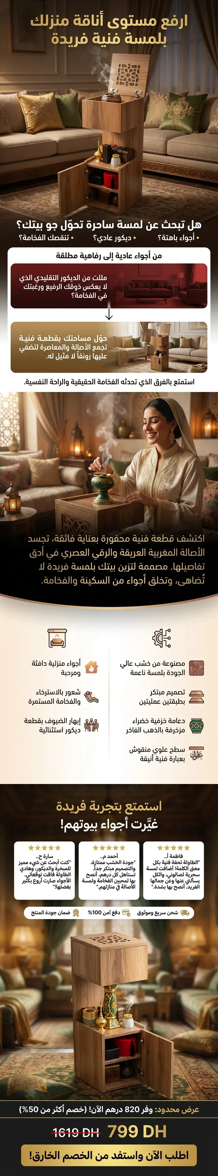 صفحات هبوط لأدوات المنزل والمطبخ بالذكاء الاصطناعي