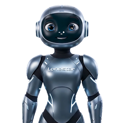 Animated Robot Peeking