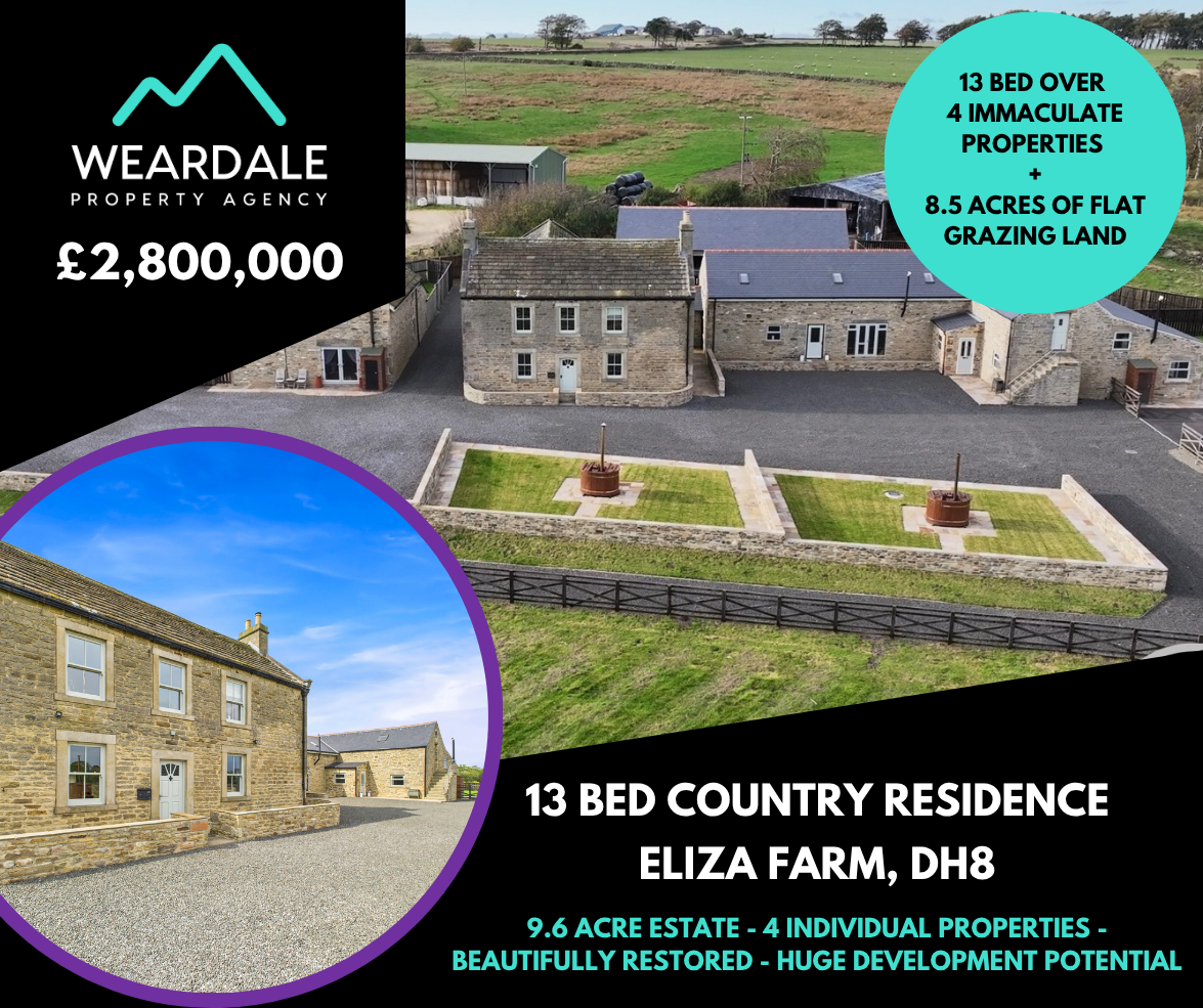 Land for sale in county-durham - Country estate - smallholdings available on Landlister