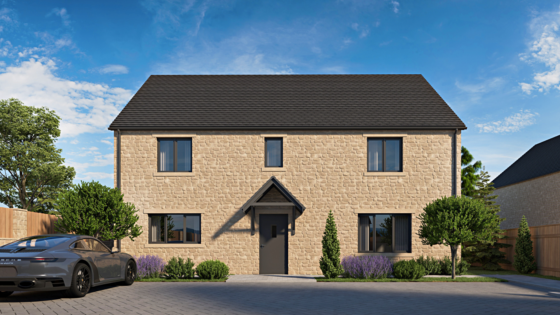 Superb building plot with planning permission for a new detached 4 bedroom house and double garage - ListingImage 2