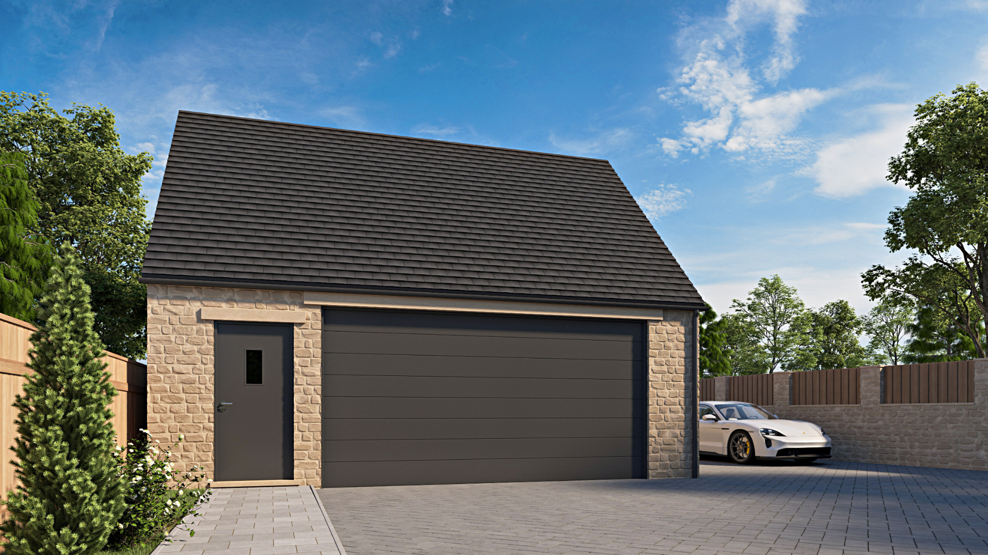 Superb building plot with planning permission for a new detached 4 bedroom house and double garage - ListingImage 4