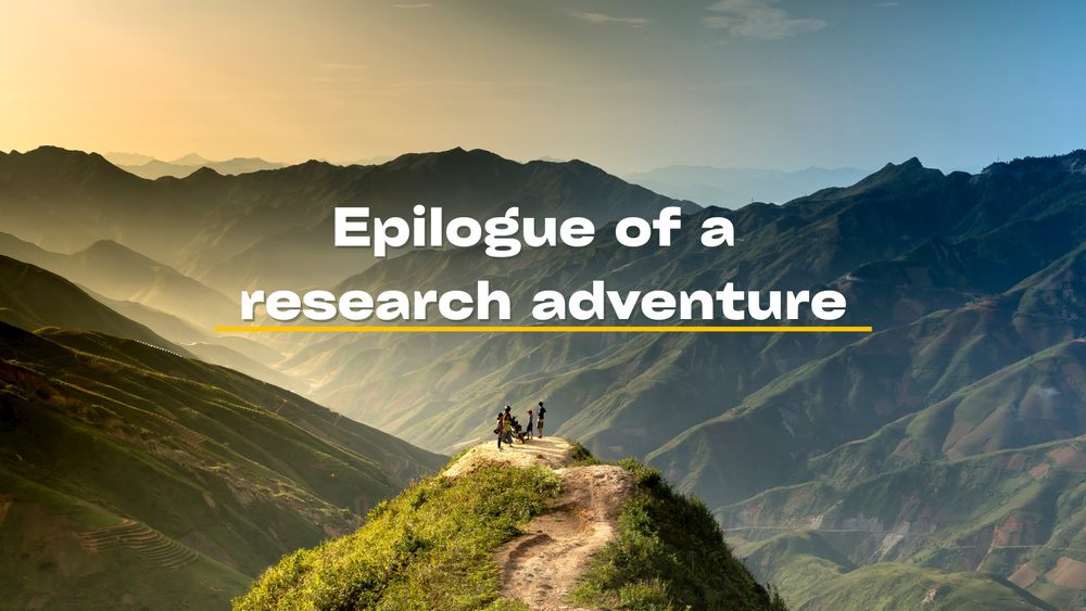 Epilogue of a research adventure