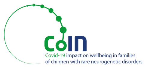CoIN Study: Covid-19 impact on wellbeing in families of children with rare genetic and neurodevelopmental disorders logo