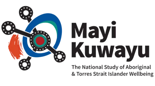 Mayi Kuwayu: The National Study of Aboriginal & Torres Strait Islander Wellbeing logo