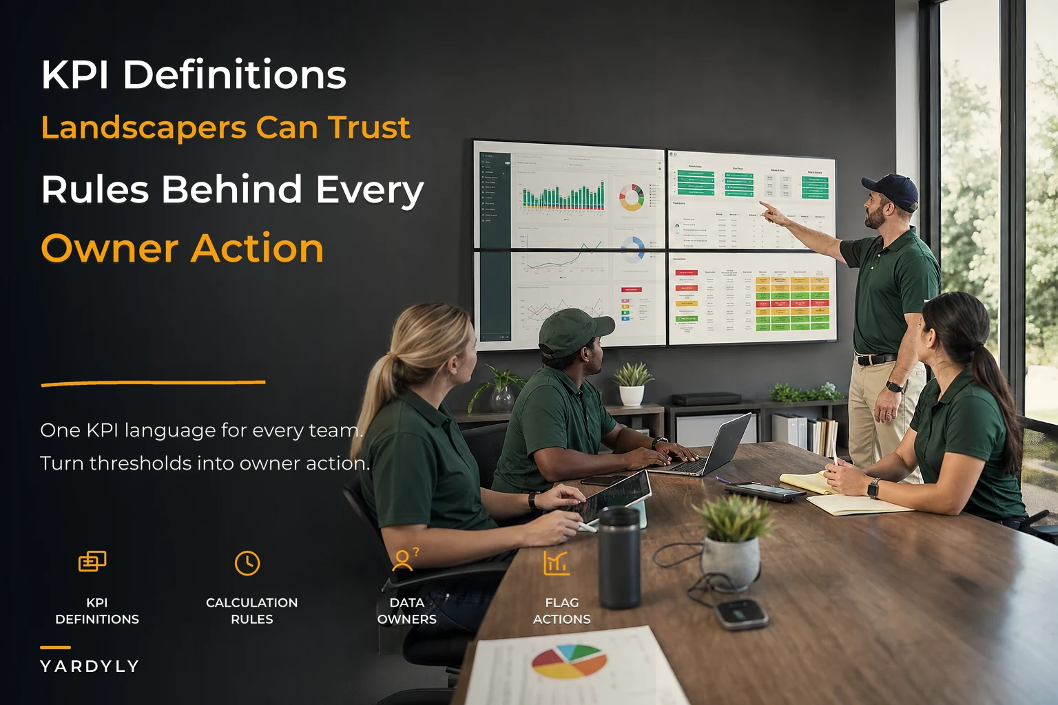 Canonical KPI Taxonomy for Landscapers: Definitions, Calculation Rules, and Owner Action Templates