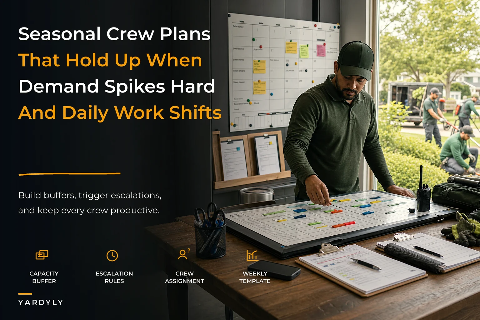 Decision‑Driven Scheduling for Seasonal Landscaping: Capacity Buffers, Escalation Paths, and Daily Templates