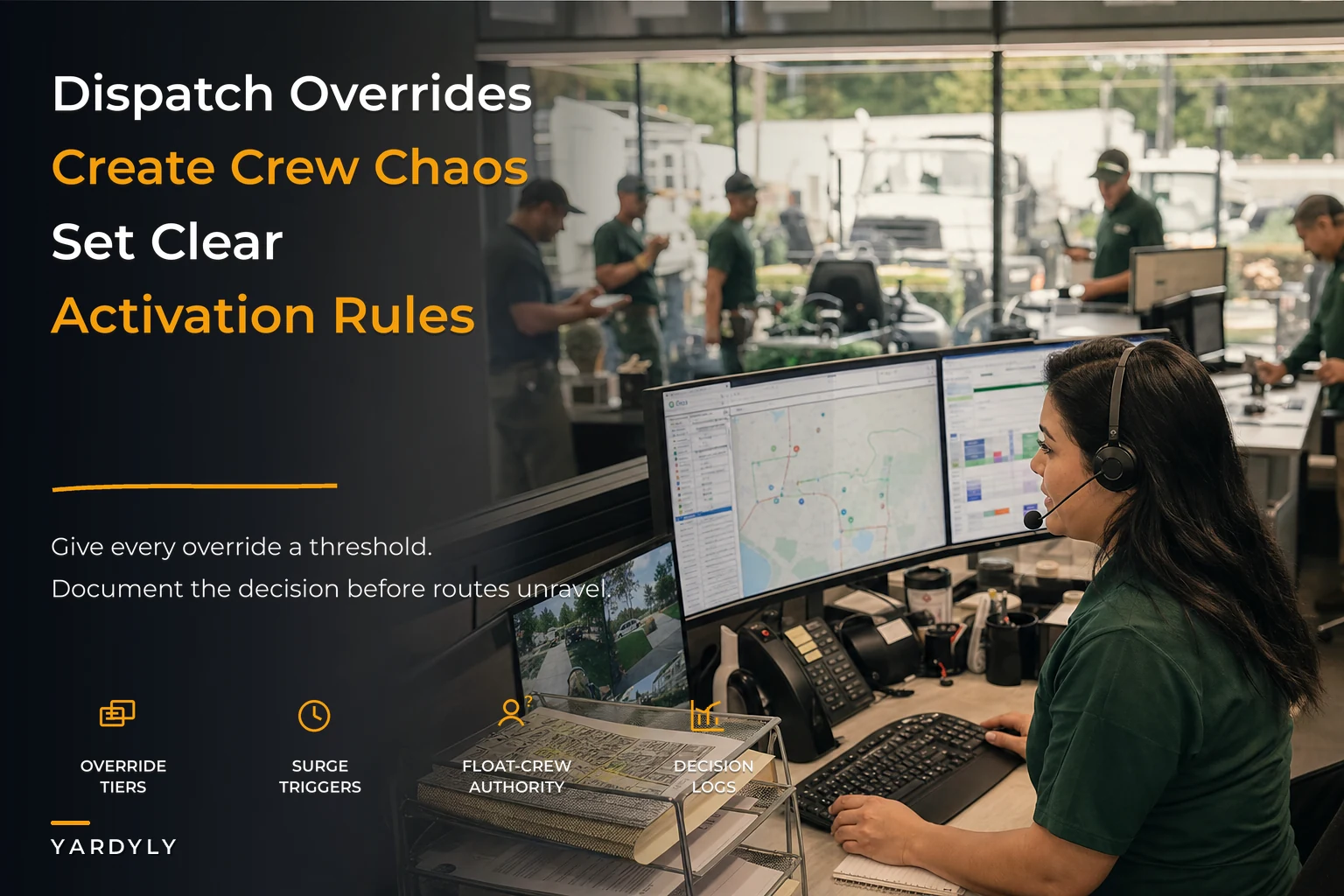 Dispatch Disasters: Clear Policies for Manual Overrides, Float Crews and Surge Triggers