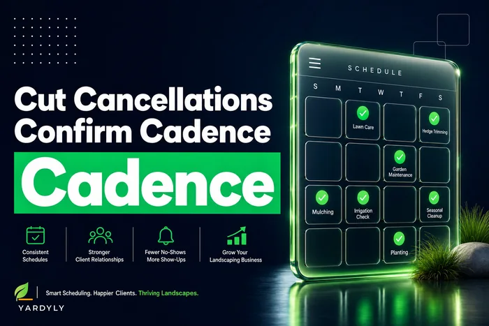 How to Cut Last‑Minute Landscaping Cancellations: Confirmation Cadence, Scripts, and Contingency Routing