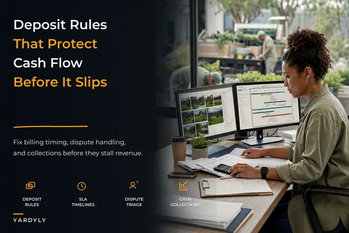 Invoicing Mistakes That Kill Cash Flow: Deposit Rules, SLA Timelines, and Collections Scripts for Landscapers
