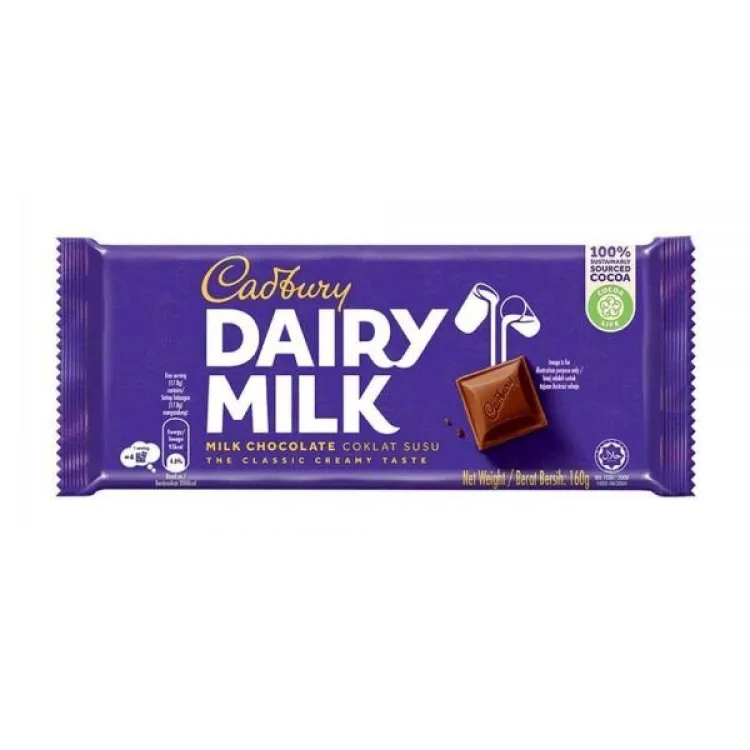 Cadbury Dairy Milk Chocolate 135G - Premium Sri Lankan treat