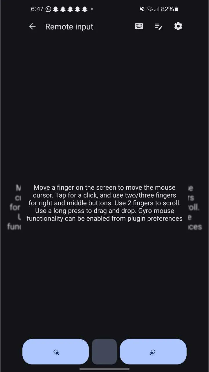 KDE Connect Android Remote Input