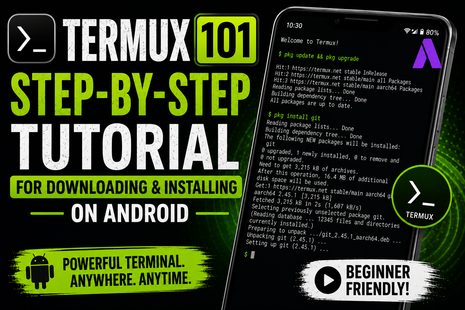 Termux 101: Step-by-Step Tutorial for Downloading and Installing on Android thumbnail