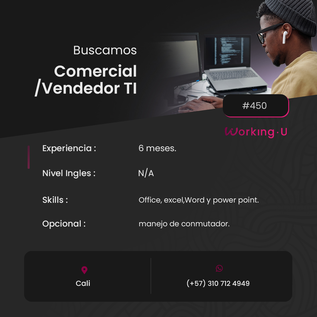 Comercial/Vendedor TI