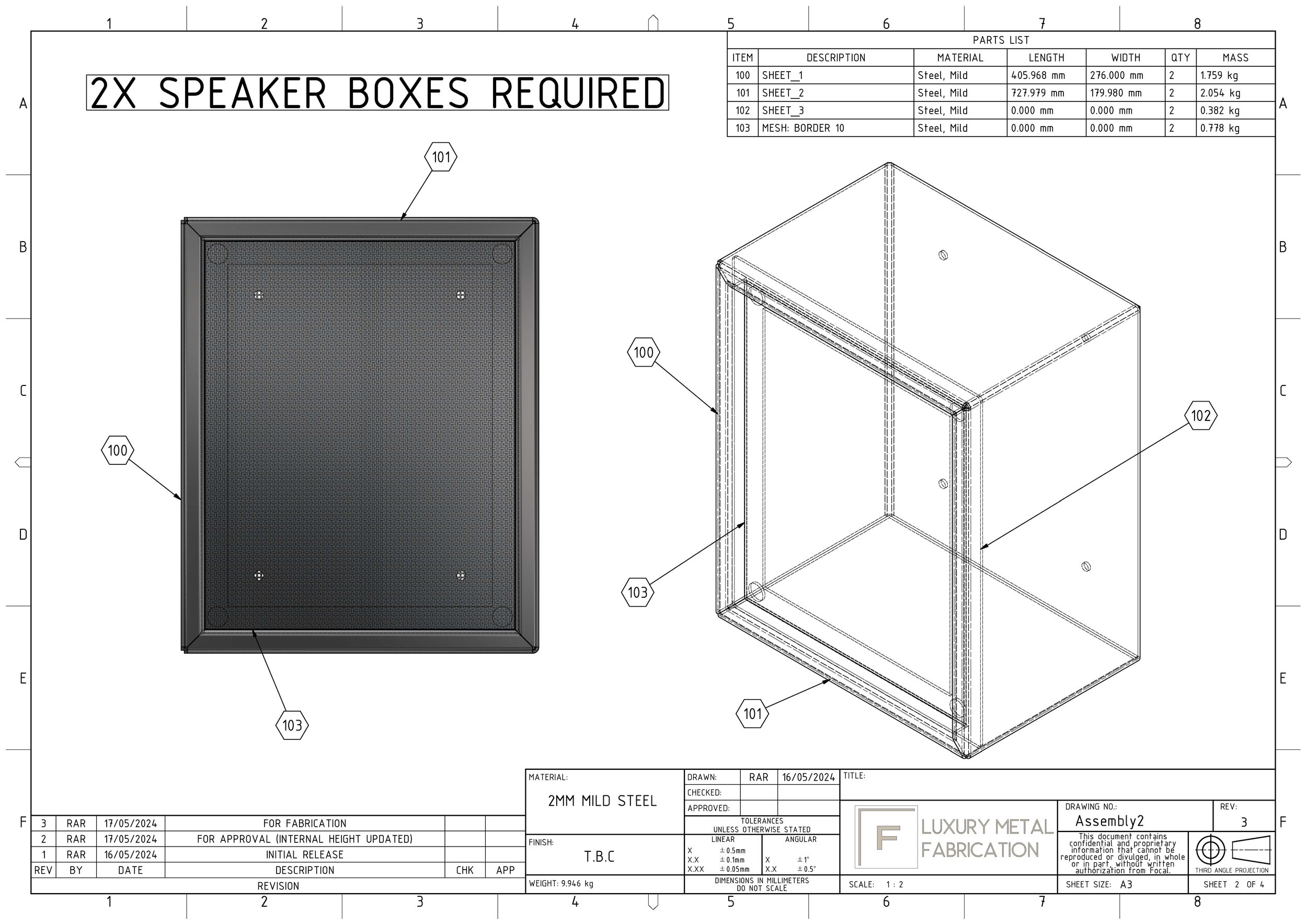 3D modelling for metal fabrication