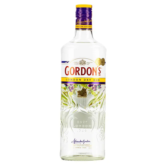 Džinas GORDON'S LONDON DRY GIN (37,5%), 700 ml