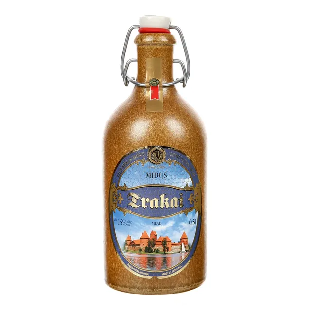 Lietuviškas midus TRAKAI 15% 0,5L