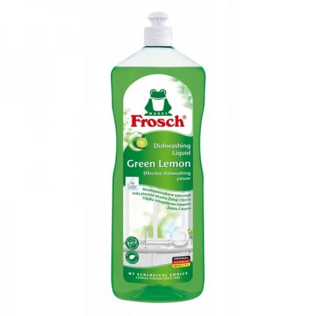 Ekologiškas indų ploviklis FROSCH GREEN LEMON, 1 l