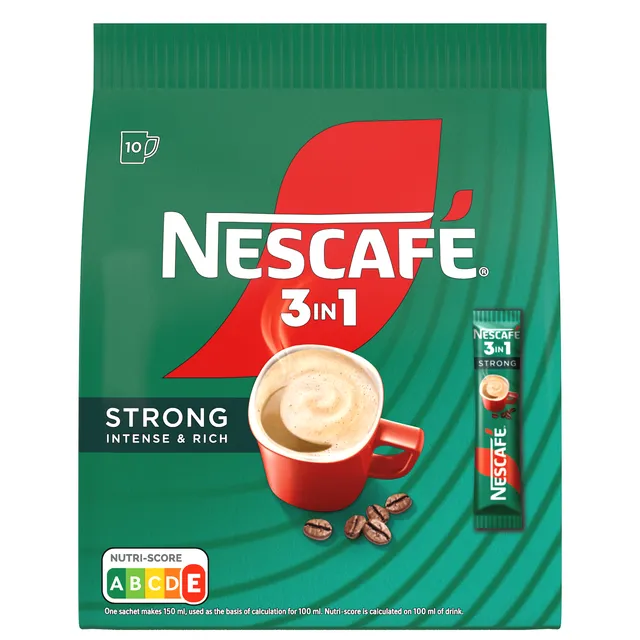 Kavos gėrimas NESCAFÉ STRONG 3IN1, 10x16 g