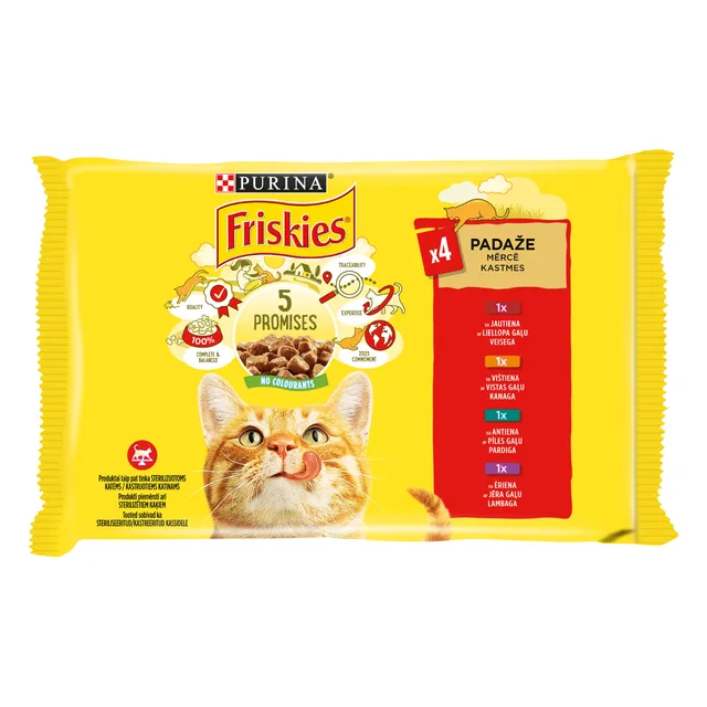 Mėsos konservai su padažu FRISKIES, 400 g