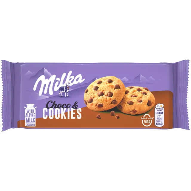 Sausainiai MILKA Choco Cookies MILKA, 135 g